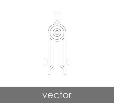 드로잉 나침반 아이콘