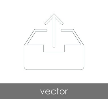 vektör çizim tasarım Arşiv simgesinin