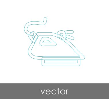 vektör çizim tasarım demir simgesinin