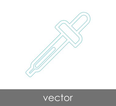 Damlalık tıbbi simge, vektör çizim