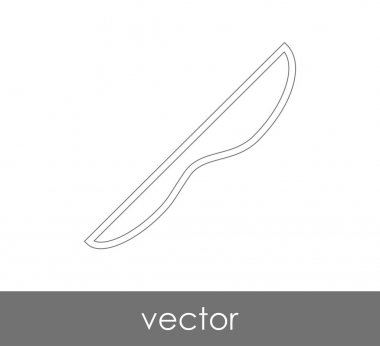 bıçak simgesi tasarım  