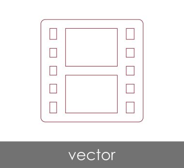 web tasarım ve uygulamalar için film simgesi