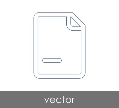 web tasarım ve uygulamalar için belge simgesi