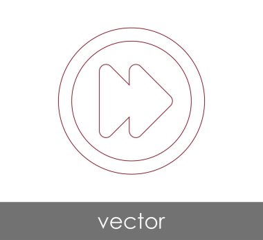 Hızlı ileri simgesi