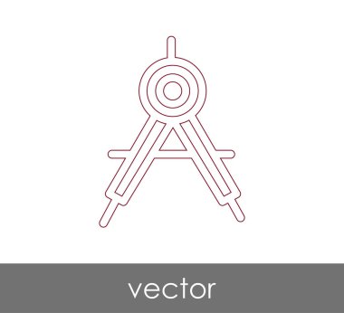 드로잉 나침반 아이콘