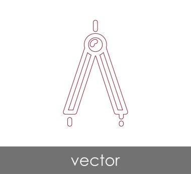 드로잉 나침반 아이콘