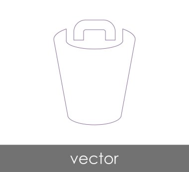 çöp kutusu simgesini