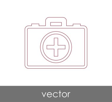 İlk yardım çantası simgesi