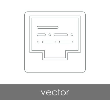 vektör çizim tasarım Arşiv simgesinin