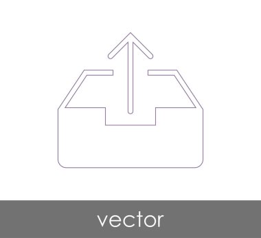 vektör çizim tasarım Arşiv simgesinin