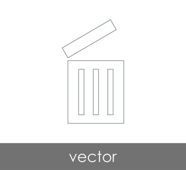 çöp kutusu simgesini