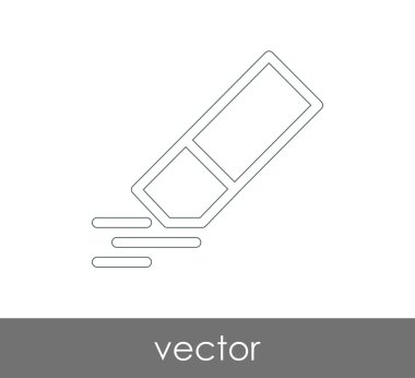 Silgi Kırtasiye Simge, vektör çizim