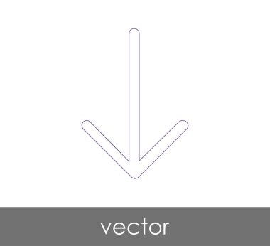 Ok simgesi, vektör çizim indir 