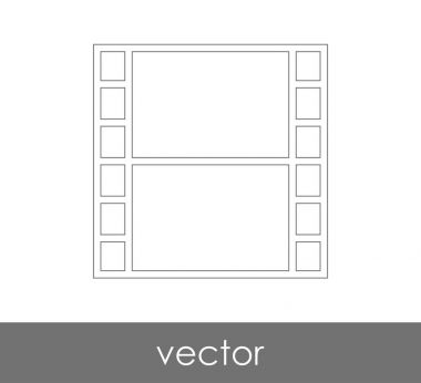 web tasarım ve uygulamalar için film simgesi