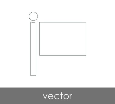 web tasarım ve uygulamalar için bayrak simgesi