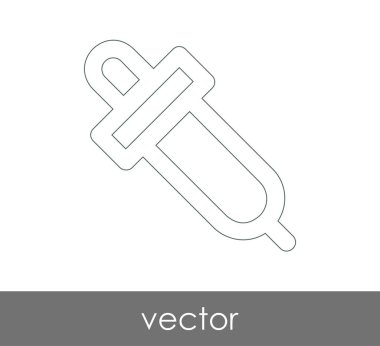 Damlalık tıbbi simge, vektör çizim