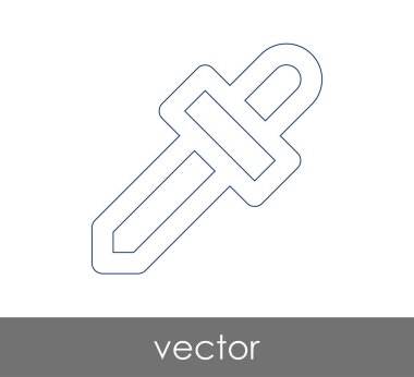 Damlalık tıbbi simge, vektör çizim