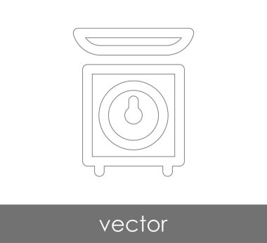 Gıda ölçek simgesi 