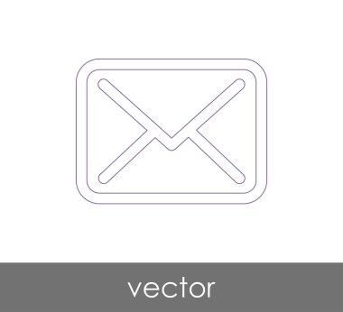 Vektör çizim, zarf simgesi, işareti  