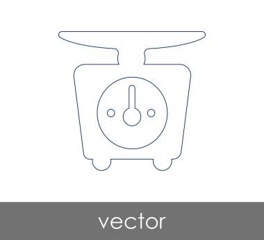 Gıda ölçek simgesi 