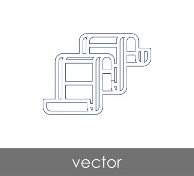 web tasarım ve uygulamalar için film simgesi