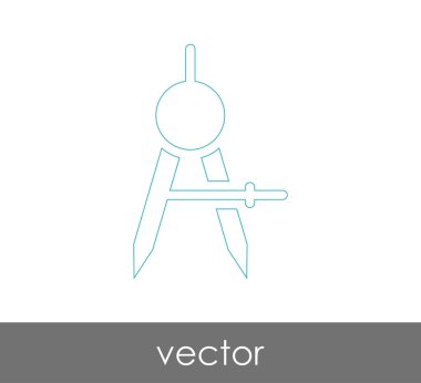 드로잉 나침반 아이콘