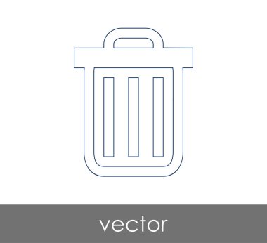 çöp kutusu simgesini