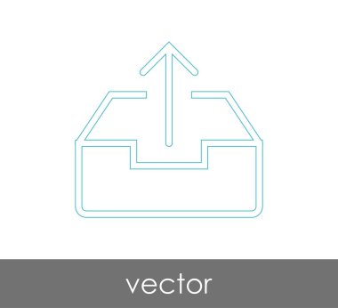 vektör çizim tasarım Arşiv simgesinin