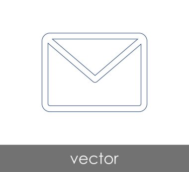Vektör çizim, zarf simgesi, işareti  