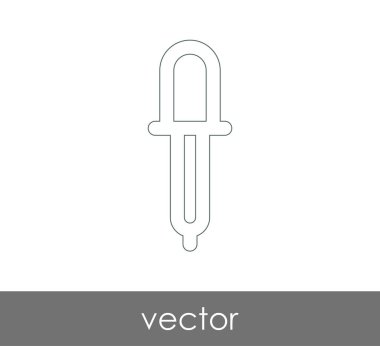 Damlalık tıbbi simge, vektör çizim