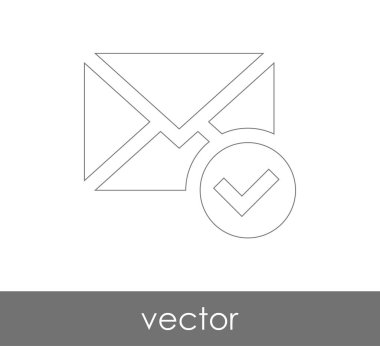 Okuma e-posta simgesi