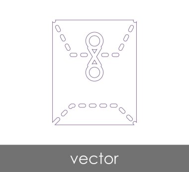 Vektör çizim, zarf simgesi, işareti  