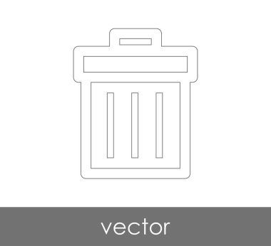 çöp kutusu simgesini