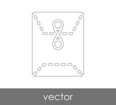 Vektör çizim, zarf simgesi, işareti  