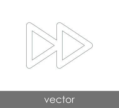 Hızlı ileri simgesi