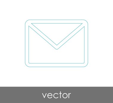 Vektör çizim, zarf simgesi, işareti  