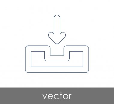 vektör çizim tasarım Arşiv simgesinin