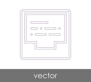 vektör çizim tasarım Arşiv simgesinin