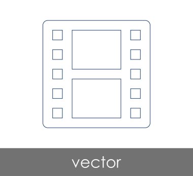 web tasarım ve uygulamalar için film simgesi