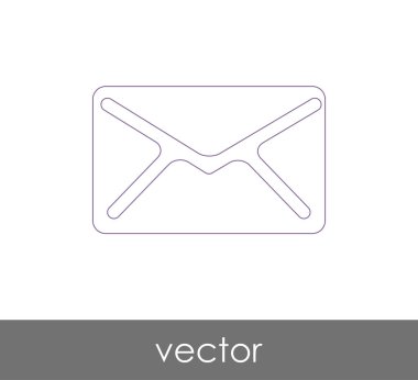 Vektör çizim, zarf simgesi, işareti  