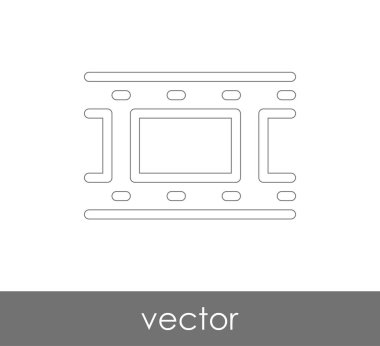 web tasarım ve uygulamalar için film simgesi