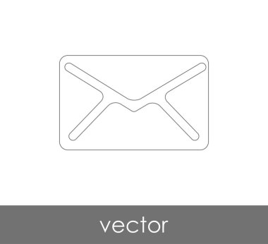 Vektör çizim, zarf simgesi, işareti  