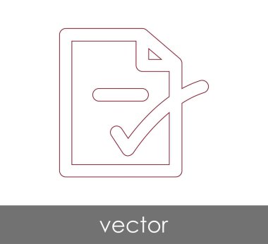 web tasarım ve uygulamalar için belge simgesi