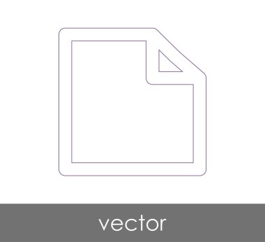 web tasarım ve uygulamalar için belge simgesi