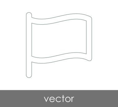 web tasarım ve uygulamalar için bayrak simgesi