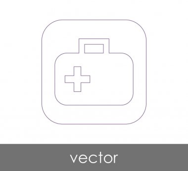 İlk yardım çantası simgesi