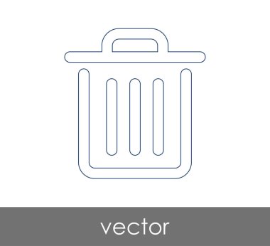 çöp kutusu simgesini