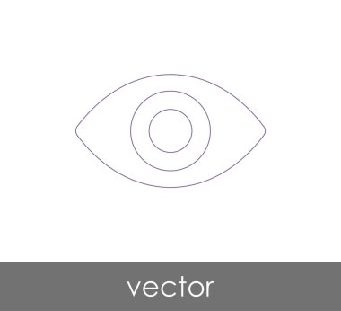 göz grafik simgesini, vektör çizim