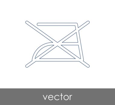 vektör çizim tasarım demir simgesinin