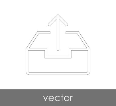 vektör çizim tasarım Arşiv simgesinin